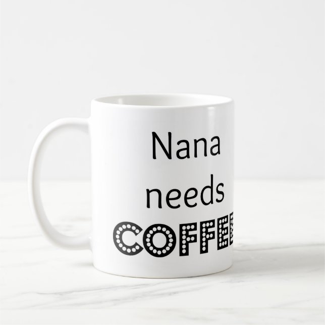 Nana braucht Kaffee Kaffeetasse (Links)