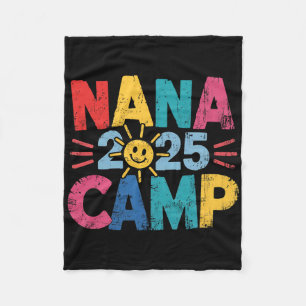 Nana Camp 2025 Familienurlaub Sommer-Camping-Crew Fleecedecke