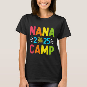 Nana Camp 2025 Familienurlaub Sommer-Camping-Crew T-Shirt