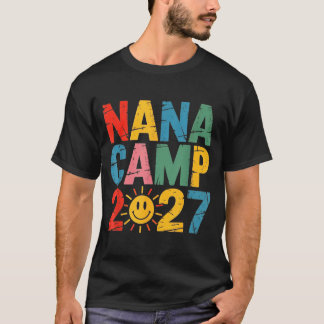 Nana-Camp 2027 Familienurlaub Sommer-Camping-Crew T-Shirt