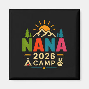 Nana Camping 2026 lustiger Familien-Campingausflug Magnet