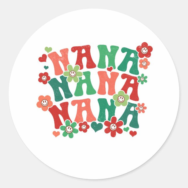 Nana Christmas Stickers (Vorderseite)