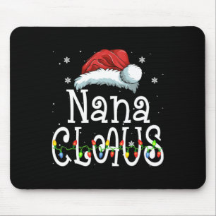 Nana Claus Christmas Pajama Familie Matching Xmas Mousepad