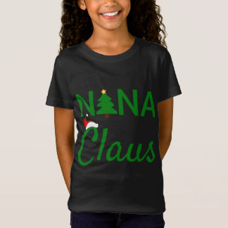 Nana Claus - Daddy Claus Baby Claus Mama Claus Paj T-Shirt