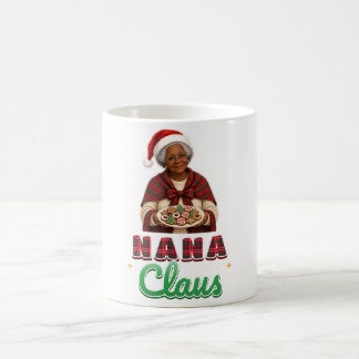 Nana Claus Tartan Weihnachten Oma Tasse
