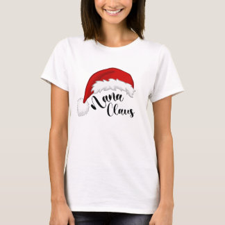 Nana Claus Weihnachten Weihnachtsmann T - Shirt