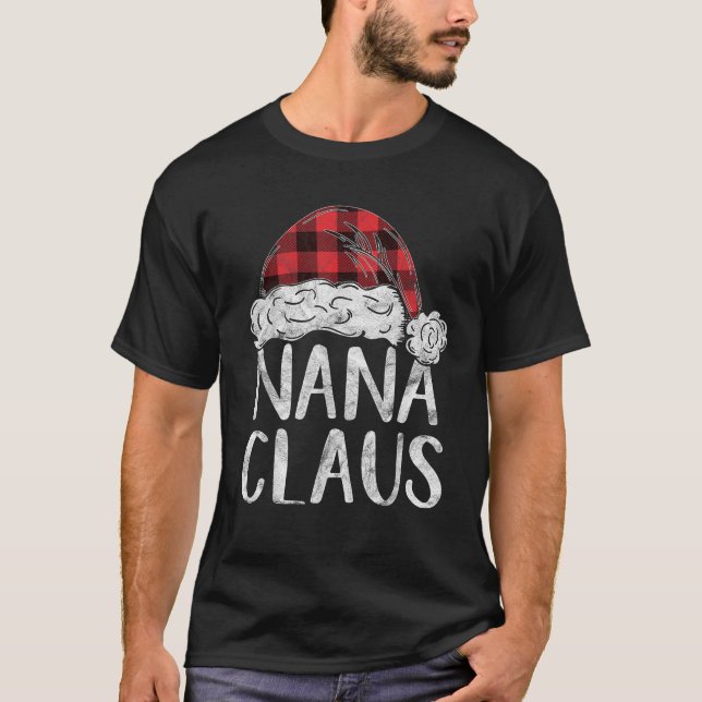 Nana Claus Weihnachts-Kostümgeschenk Weihnachtsmat T-Shirt (Vorderseite)