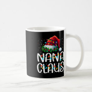Nana Claus Weihnachtslicht-Pyjama-Familien-Matchin Kaffeetasse