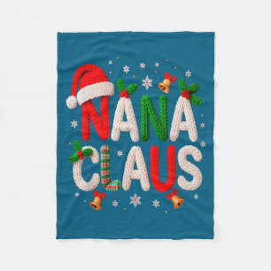 Nana Claus Weihnachtsmann Häkeln & Stricken Liebe Fleecedecke