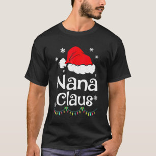 Nana Claus Weihnachtsmann Weihnachten passende Fam T-Shirt