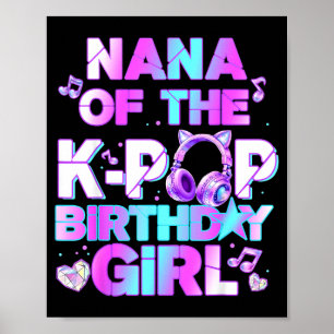 Nana der K-Pop-Birthday-Girls Koreanische Musik Poster