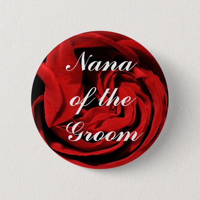 Nana des Bräutigams Button (Vorderseite)