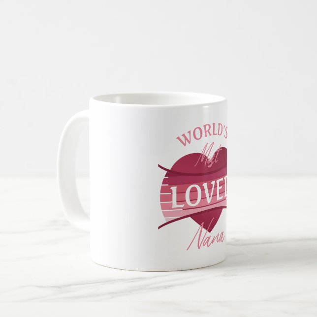 Nana, die am liebsten ist kaffeetasse (Vorderseite Links)