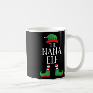 Nana Elf Matching Group Xmas Funny Family Christma Kaffeetasse