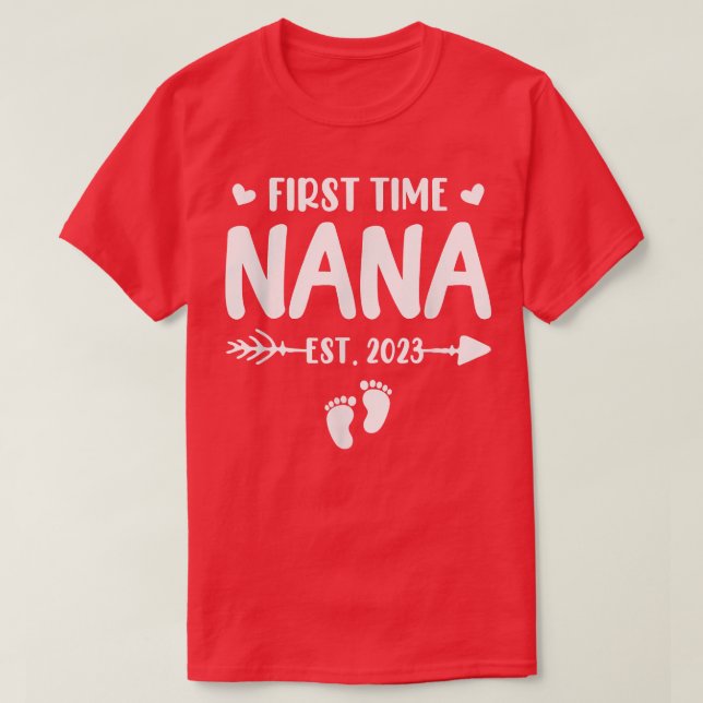 Nana Est 2023 wird demnächst Nana-Geschlecht sein T-Shirt (Design vorne)