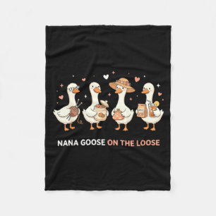 Nana Gans Lustige Oma Mimi Entenliebhaberin Entlei Fleecedecke