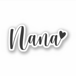 Nana, Geschenk für New Nana, Geschenk für Großmutt Aufkleber