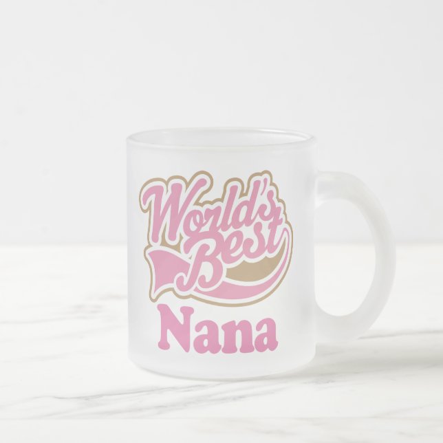 Nana-Geschenk-Rosa Mattglastasse (Rechts)
