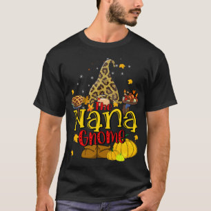 Nana gnome Fall Y'all Gnome Pumpkin Gewürz Thanksg T-Shirt