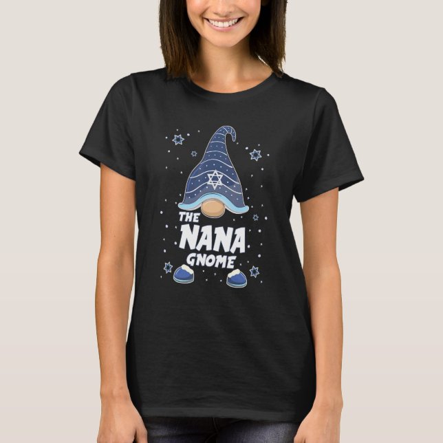 Nana Gnome  Hanukkah Family Matching for men women T-Shirt (Vorderseite)