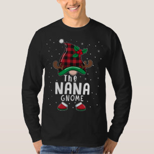 Nana Gnome Matching Familie Weihnachten Pajama Bu T-Shirt