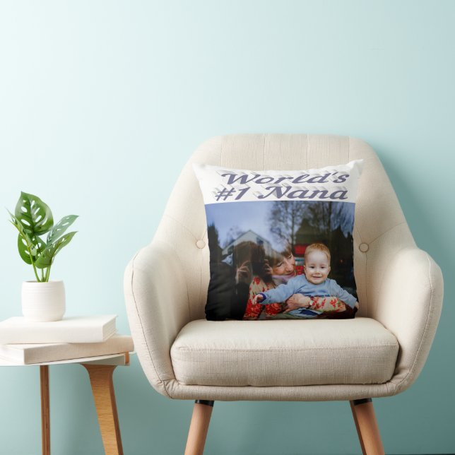 Nana-Gray-Text-Foto Kissen (Stuhl )