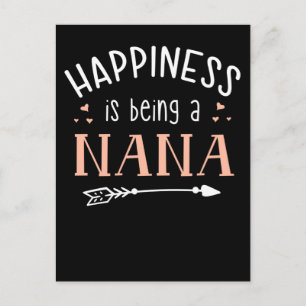 Nana Happiness Family Großmutter Liebe Postkarte