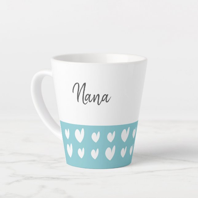 Nana Heart Turquoise Milchtasse (Linke Ecke)