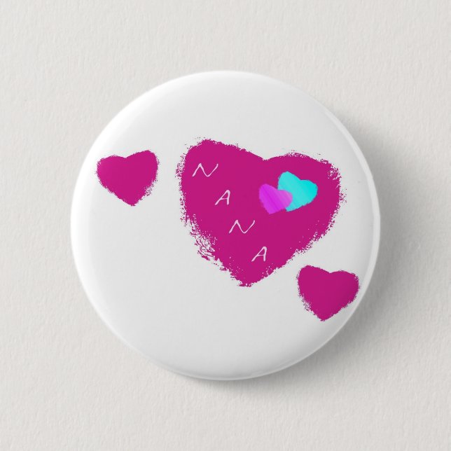 Nana Hearts Button (Vorderseite)