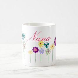 Nana - helle Blumen für sie Tasse