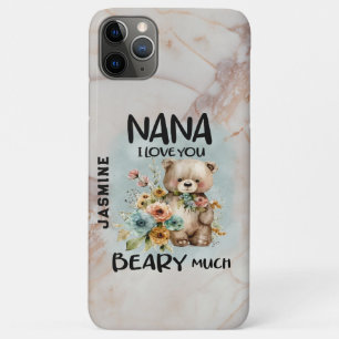 Nana I Liebe You Beary Much - Personalisierter Nam Case-Mate iPhone Hülle