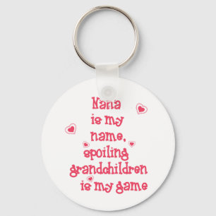 Nana ist mein Name, Enkelkinder verwöhnen Schlüsselanhänger