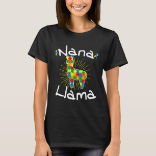 Nana Lama Puzzleteil Cool Autismus-Bewusstsein T-Shirt