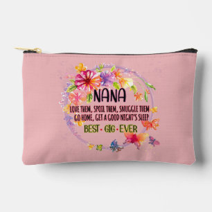 Nana Liebe sie verwischt sie Schnurrbart sie Zubehörtasche