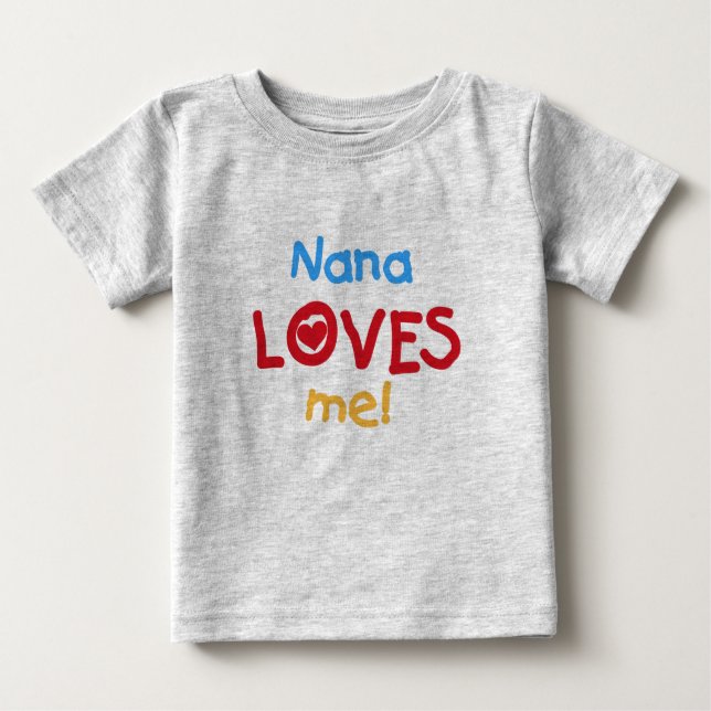 Nana Lieben Baby T-shirt (Vorderseite)