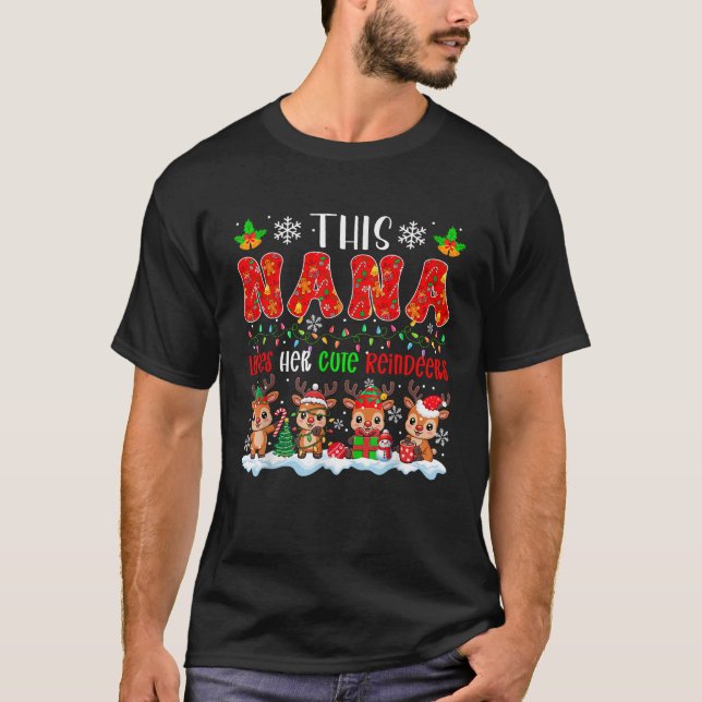 Nana Lieben Ihre Niedlichen Renditen Xmas Gruppe S T-Shirt (Vorderseite)