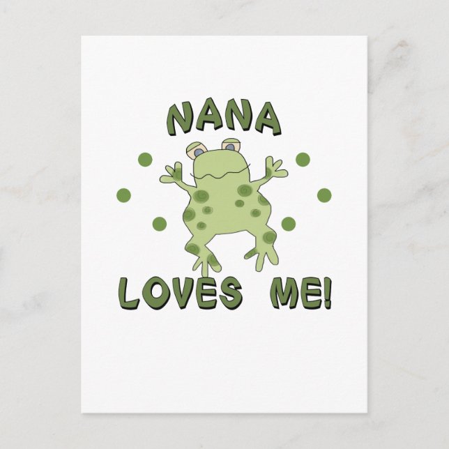 Nana Lieben Me Frog Postkarte (Vorderseite)