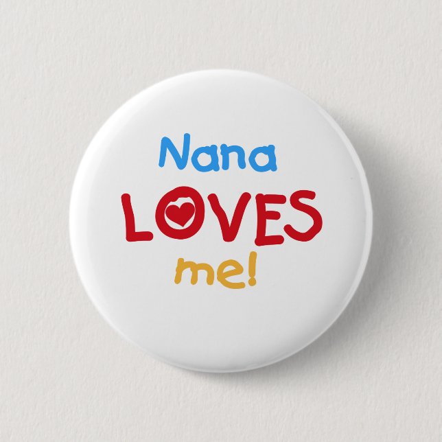 Nana Lieben Me T - Shirt und Geschenke Button (Vorderseite)