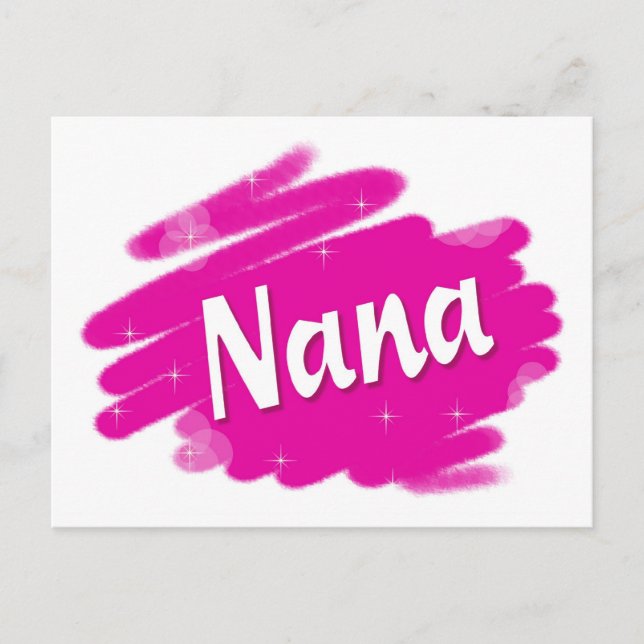 Nana Lieben Pink Postkarte (Vorderseite)