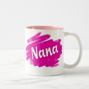 Nana-Lieben Rosa Zweifarbige Tasse