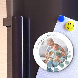 Nana Liebt dich Eukalyptusblätter Foto Mag Magnet