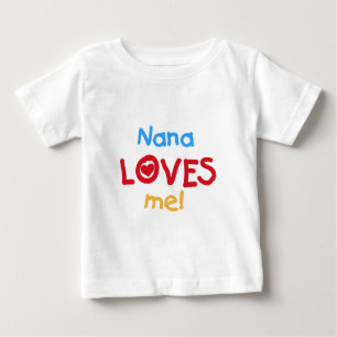 Nana liebt mich baby t-shirt