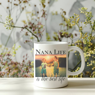Nana Life Bestes Leben Benutzerdefiniertes Foto Kaffeetasse