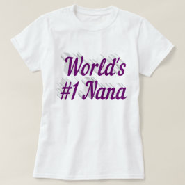 Nana lila text Mütter Day T-Shirt
