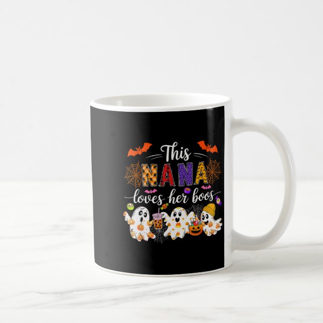 Nana Loves Her Boos Halloween Boos Lover Family Gr Kaffeetasse (Rechts)