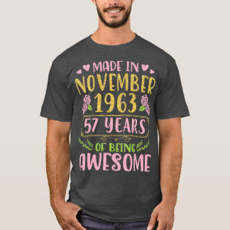 Nana Mama Tante Sisttoghter Made in November 1966 T-Shirt