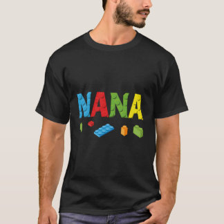 Nana Master Builder Gebäude Bricks Blocks Family T-Shirt