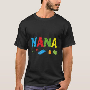 Nana Master Builder Gebäude Bricks Blocks Family T-Shirt