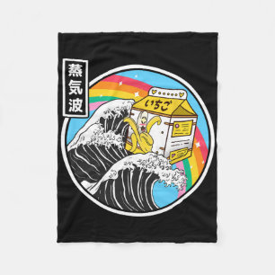 Nana Milk Surfen Kanagawa Welle Kawaii Anime Vapor Fleecedecke