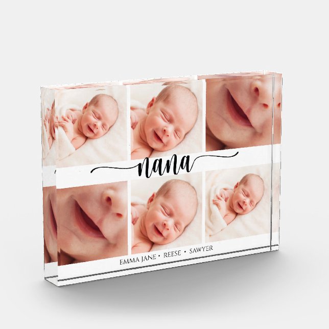Nana Mother Day Foto Collage Foto Block (Links)
